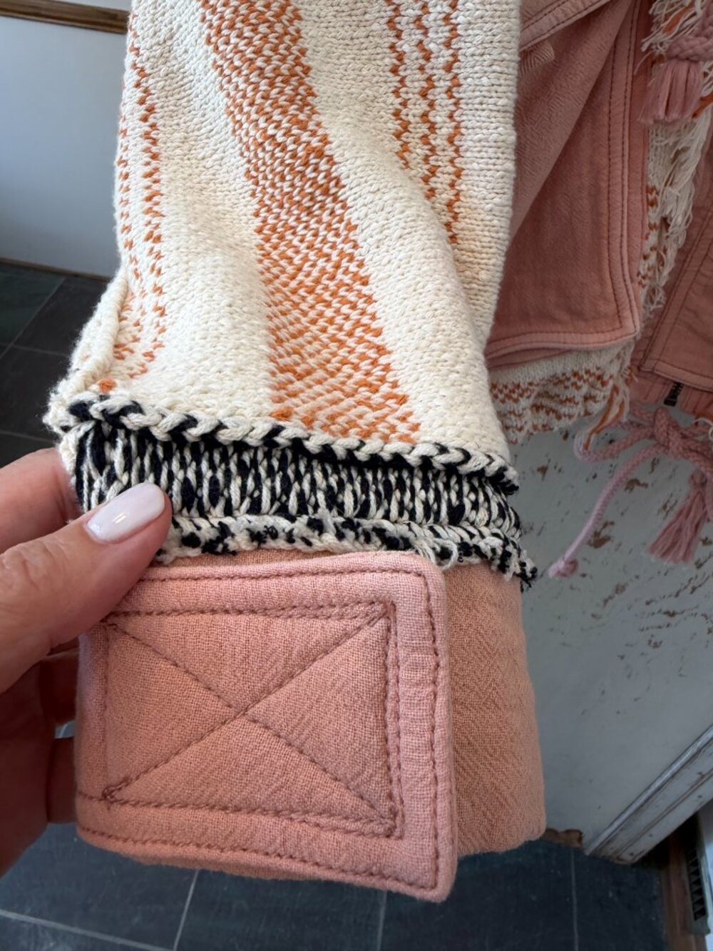 FREE PEOPLE EVERYTHING NICE SUGAR ROSE JACKET - Picture 11 of 13